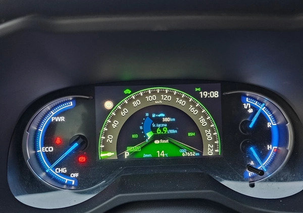 Toyota RAV4 cena 135000 przebieg: 68000, rok produkcji 2020 z Rzeszów małe 29